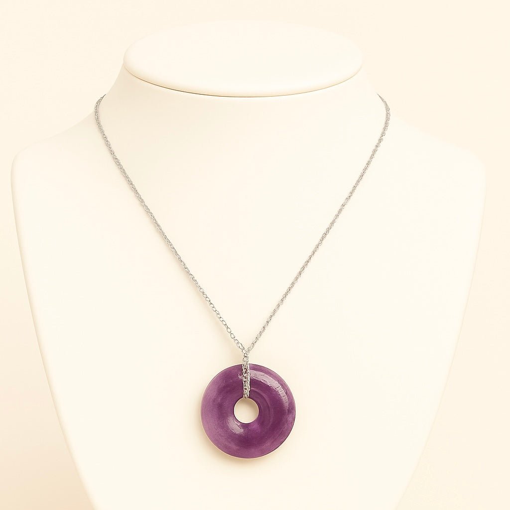 Collier Donuts Améthyste