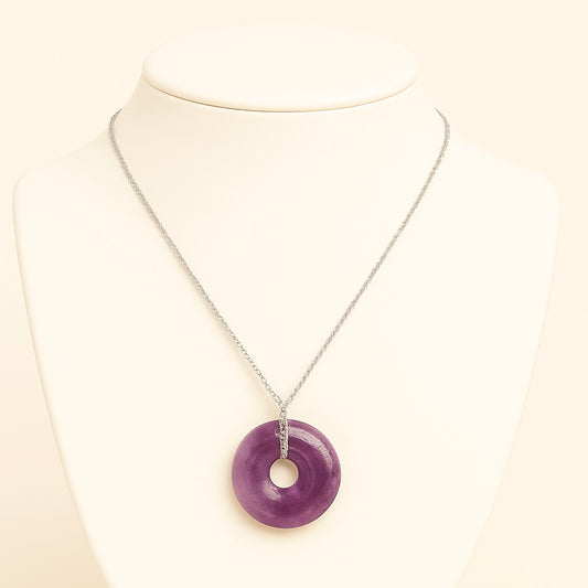 Collier Donuts Améthyste