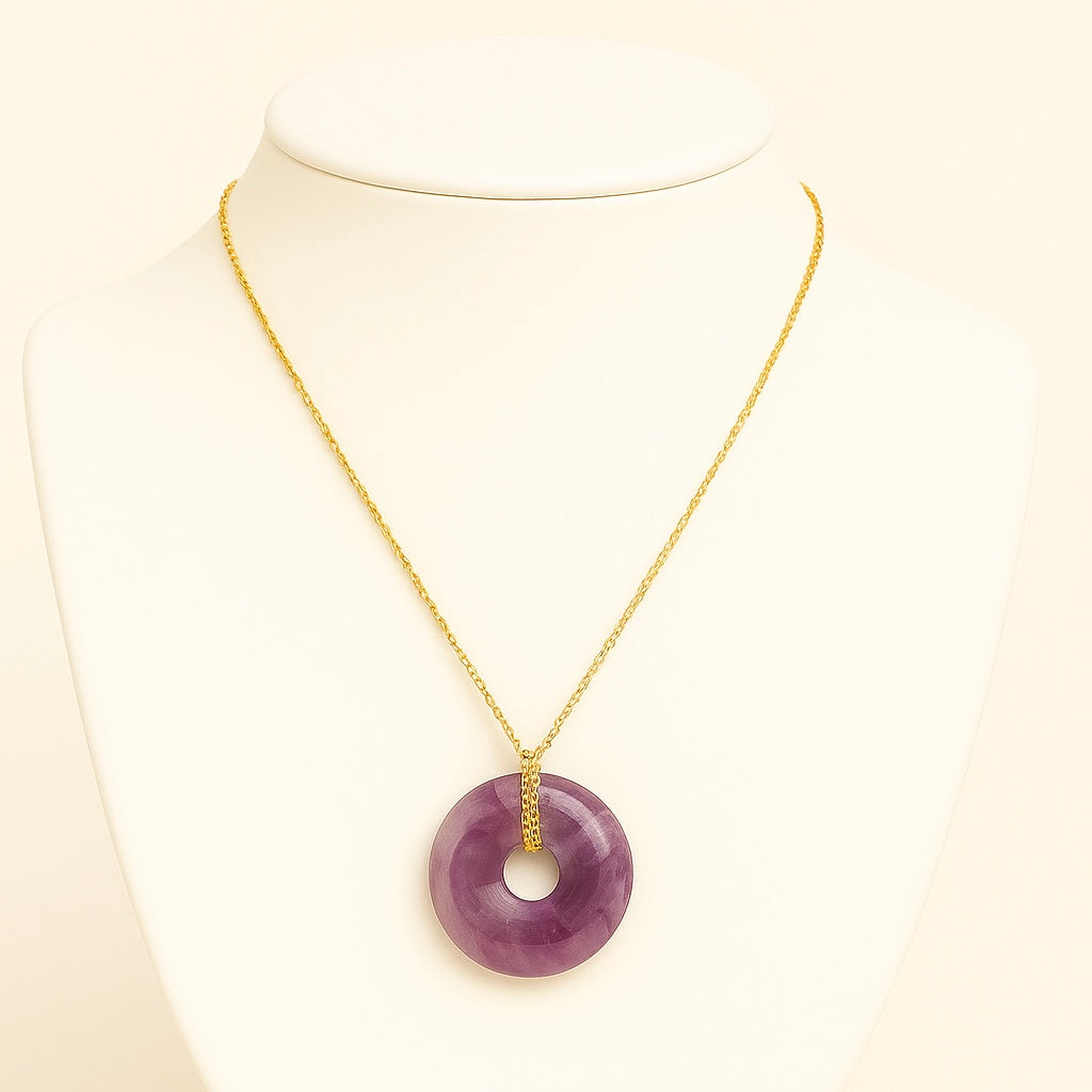 Collier Donuts Améthyste