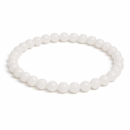 Bracelet Jade Blanc "Collection Essentielle" (Chine A)