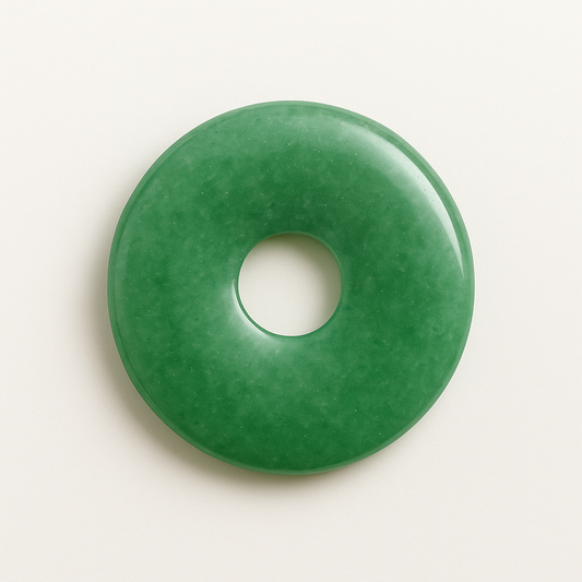 Collier Donuts Aventurine Verte
