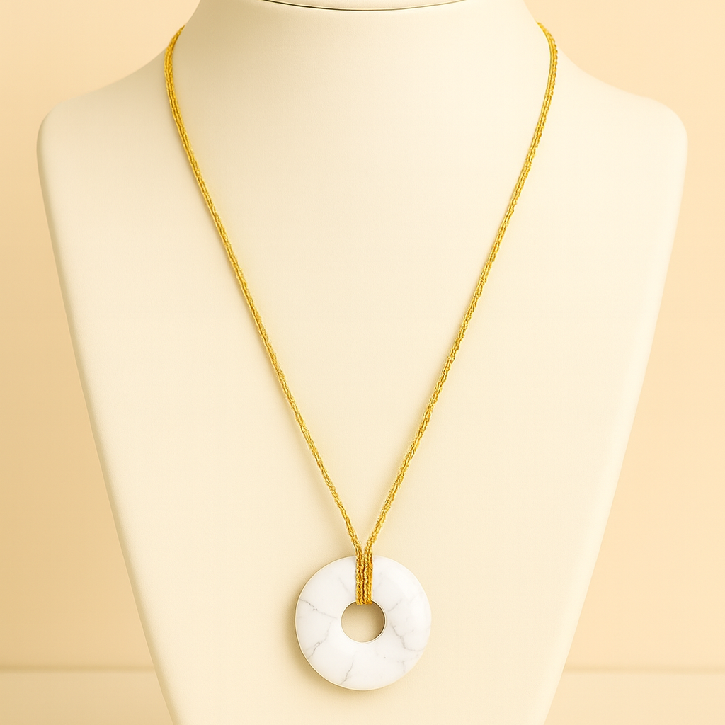 Collier Donuts Howlite