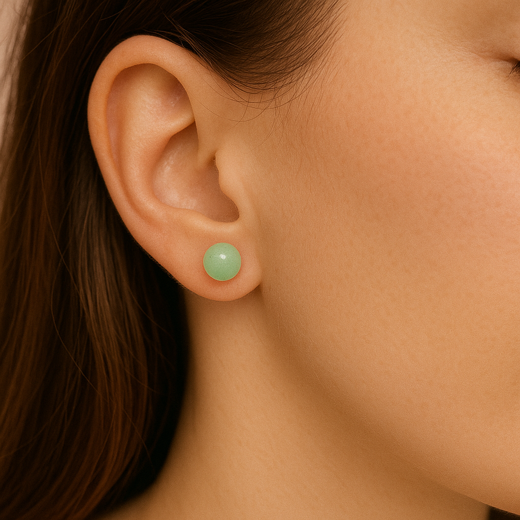 Boucles d’oreilles en Amazonite "Collection Perle"