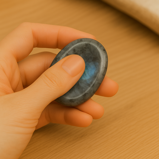 Galet Anti-Stress en Labradorite