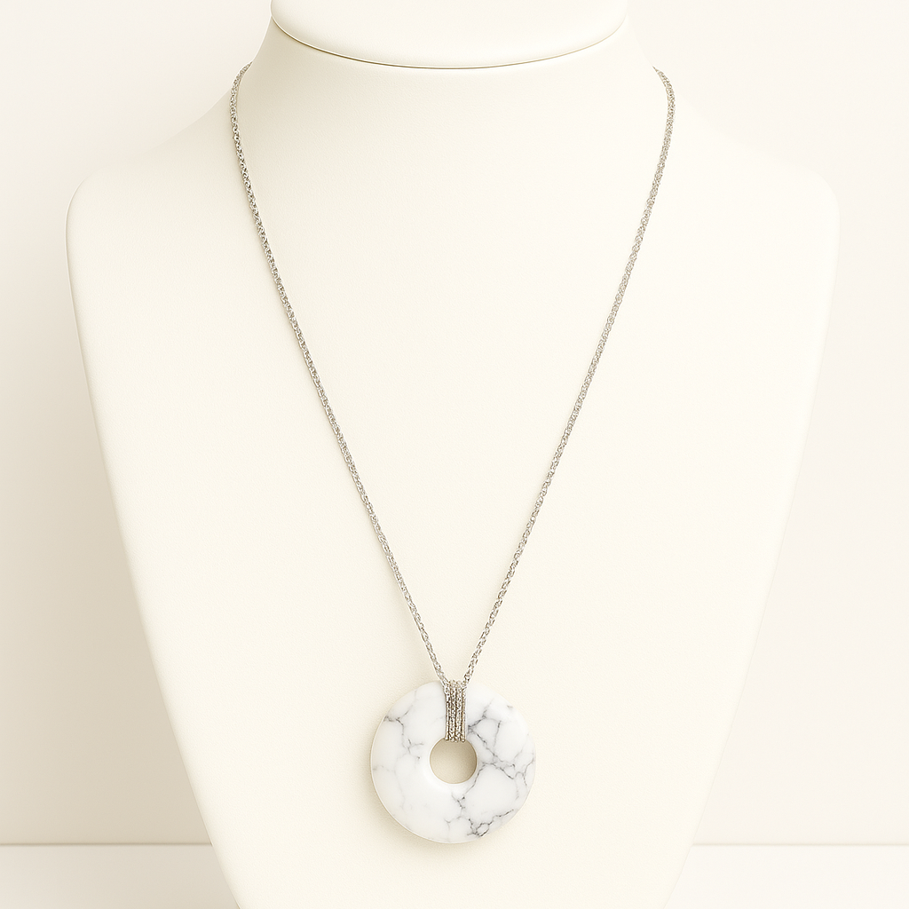 Collier Donuts Howlite