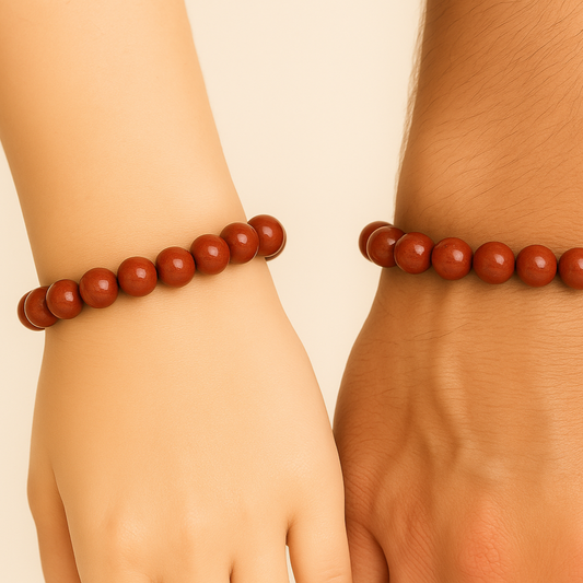 Bracelet Jaspe rouge "Collection Essentielle"