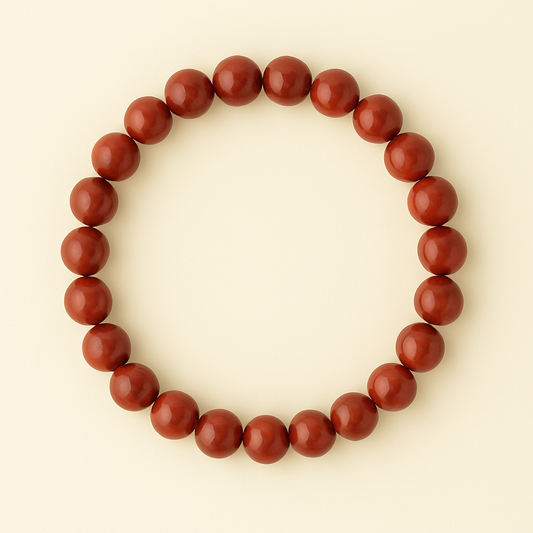 Bracelet Jaspe rouge "Collection Essentielle" (Afrique du Sud A)
