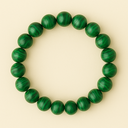 Bracelet Malachite "Collection Essentielle" (Congo AA)