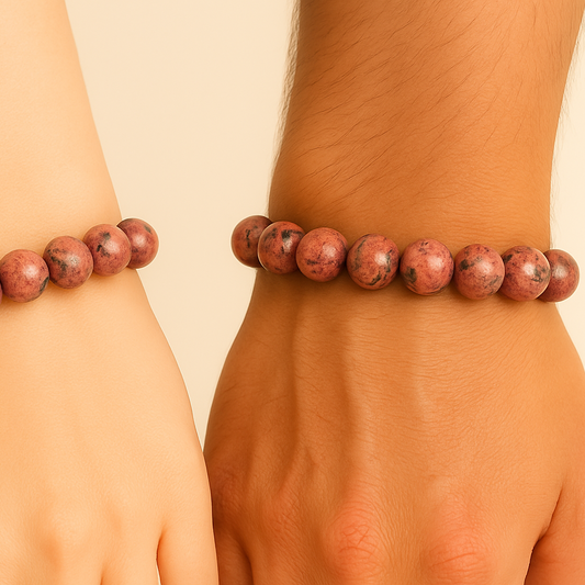 Bracelet Rhodonite "Collection Essentielle"