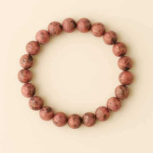 Bracelet Rhodonite "Collection Essentielle" (Madagascar AA)