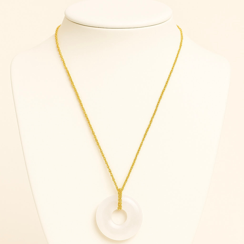 Collier Donuts Cristal de Roche