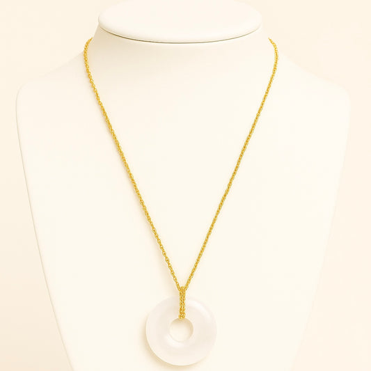 Collier Donuts Cristal de Roche (Brésil A)