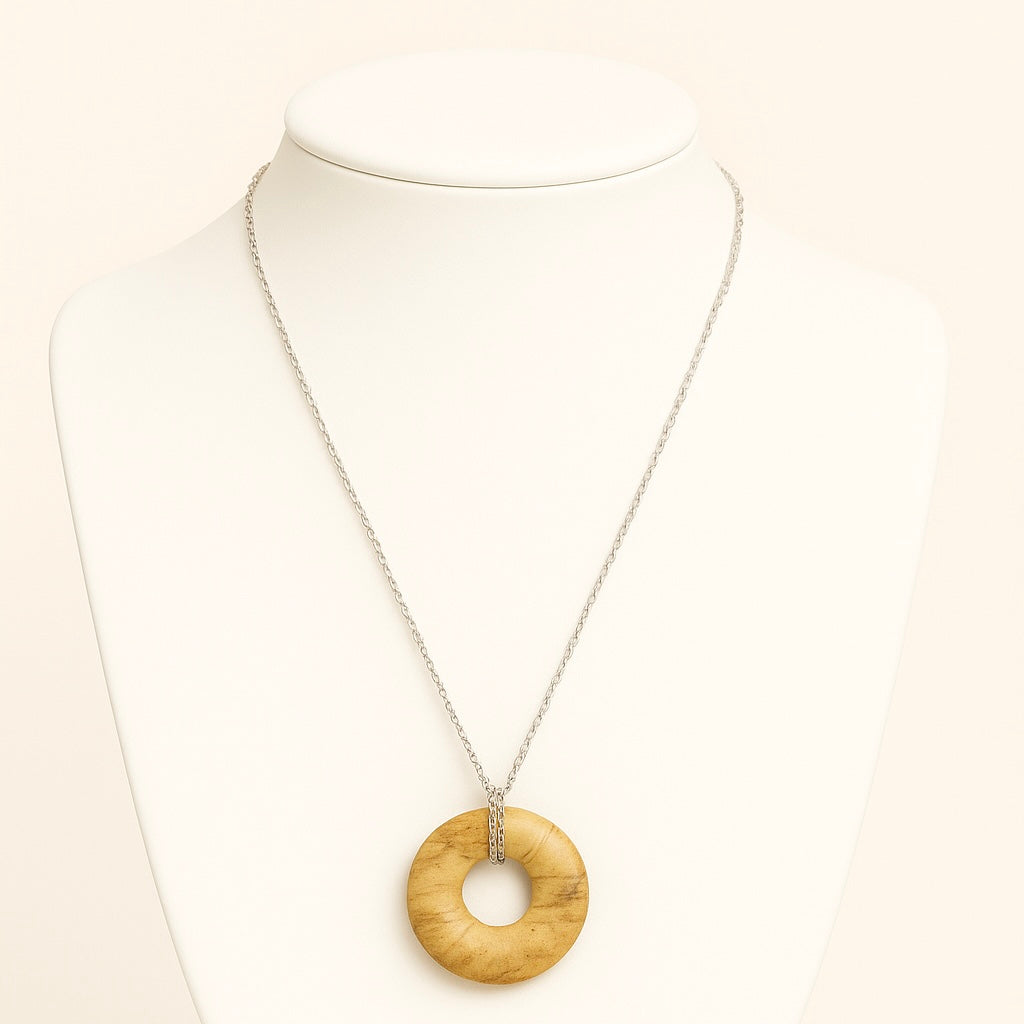 Collier Donuts Jaspe paysage