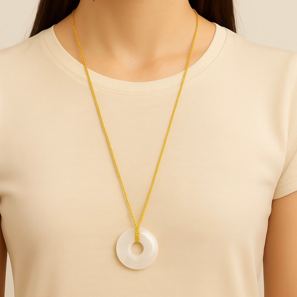 Collier Donuts Cristal de Roche