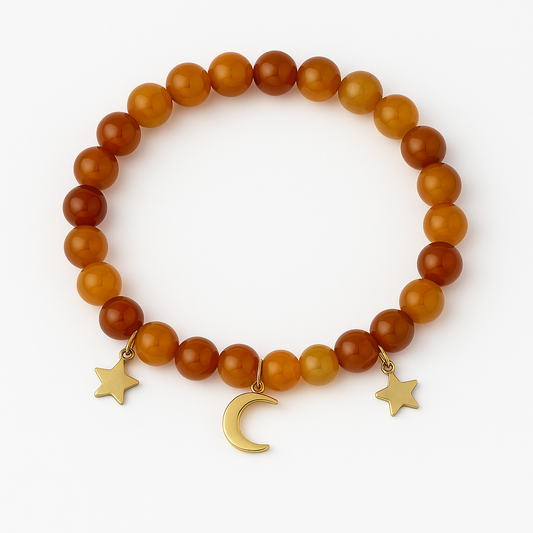 Bracelet Cornaline "Collection Halloween"