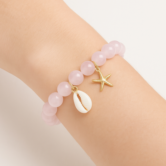 Bracelet Quartz Rose "Collection Grand Large"