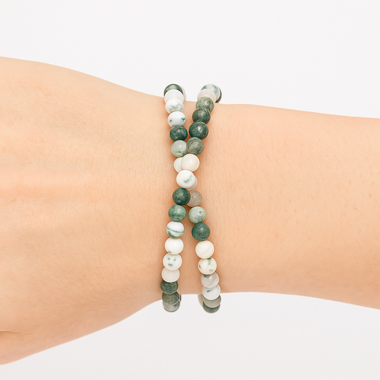 Bracelet Agate Arbre « Collection fusion » (Inde A)