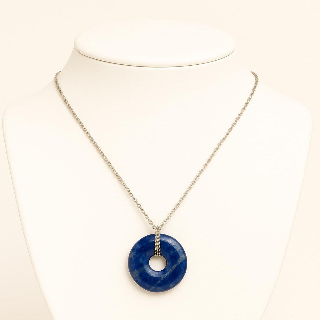 Collier Donuts Lapis Lazuli