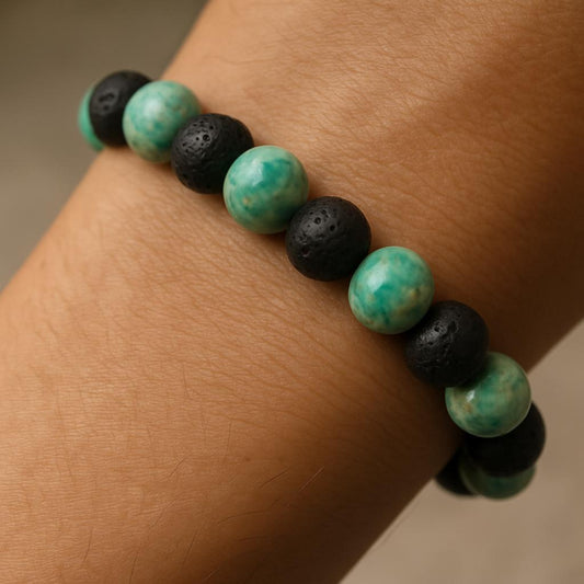 Bracelet Turquoise "Collection Volcanique"