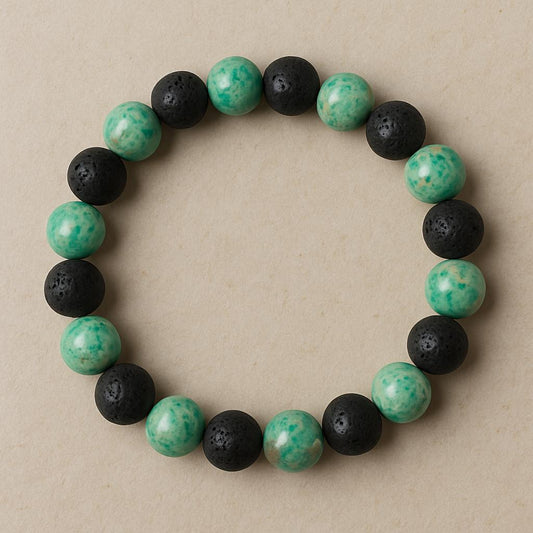 Bracelet Turquoise "Collection Volcanique" (Pérou AA)