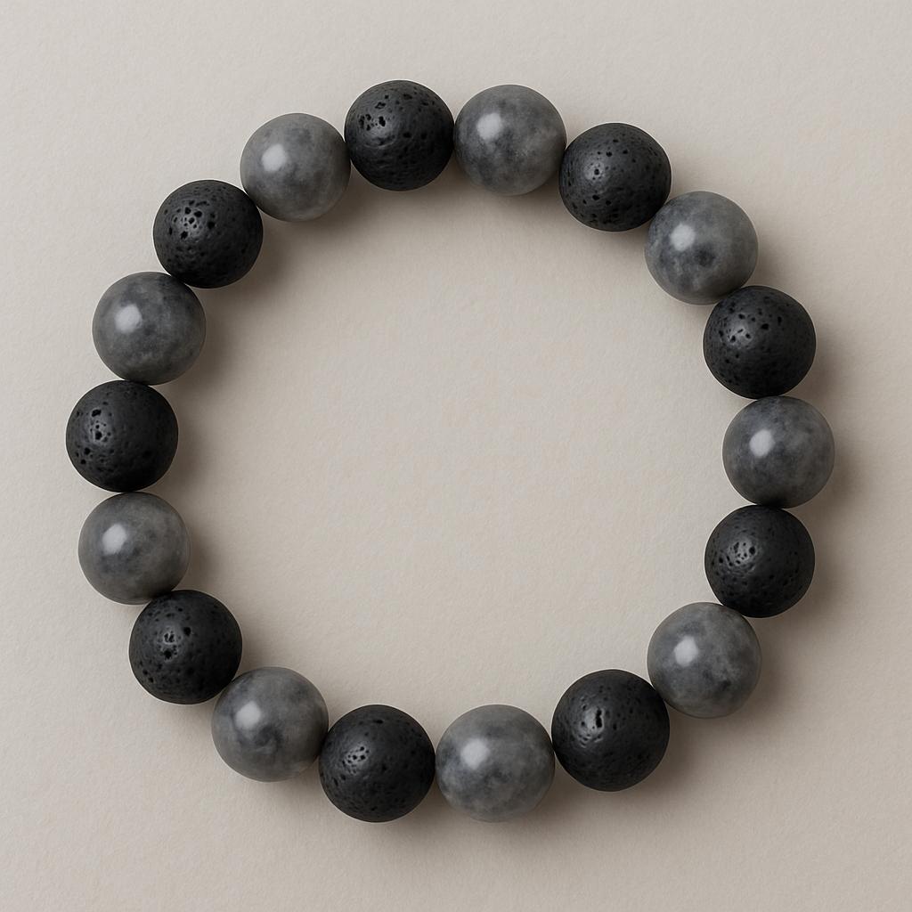 Bracelet Labradorite "Collection Volcanique"