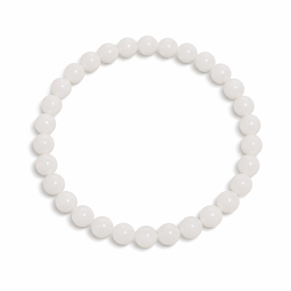 Bracelet Jade Blanc "Collection Essentielle" (Chine A)