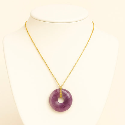 Collier Donuts Améthyste