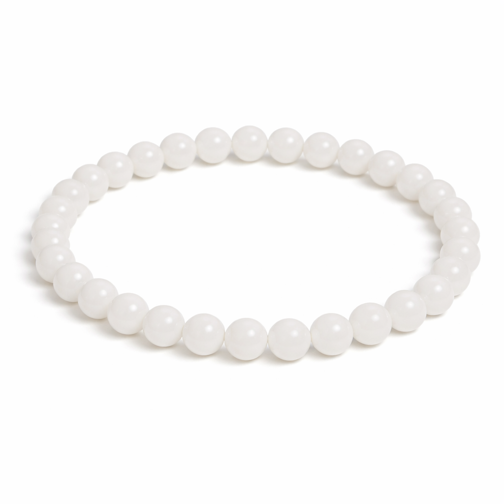 Bracelet Jade Blanc "Collection Essentielle" (Chine A)