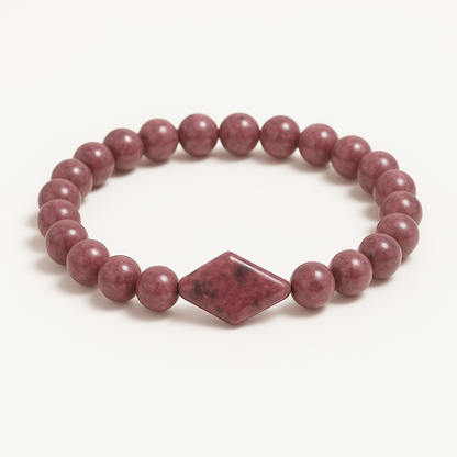 Bracelet Rhodonite "Collection Mosaïque"