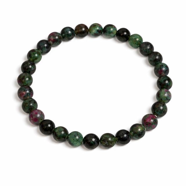 Bracelet Rubis Zoïsite "Collection Essentielle" (Tanzanie A)