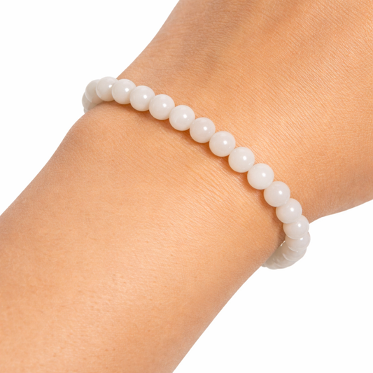 Bracelet Jade Blanc "Collection Essentielle" (Chine A)