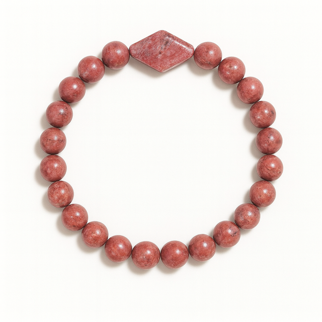Bracelet Rhodonite "Collection Mosaïque"