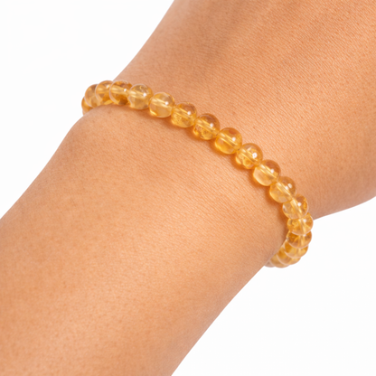 Bracelet Citrine "Collection Essentielle" (Brésil AA)
