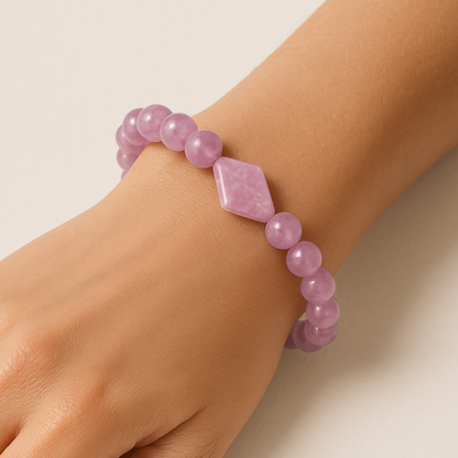 Bracelet améthyste "Collection Mosaïque"