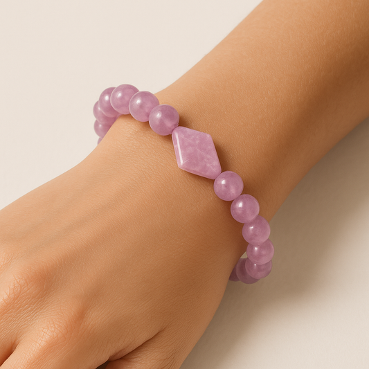 Bracelet améthyste "Collection Mosaïque"