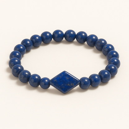 Bracelet Lapis-Lazuli "Collection Mosaïque"