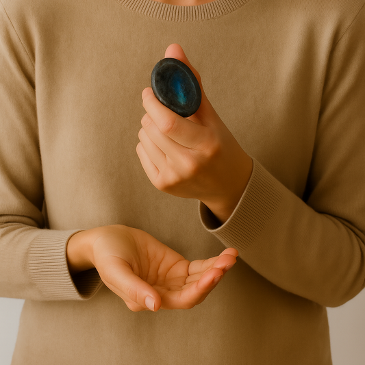 Galet Anti-Stress en Labradorite