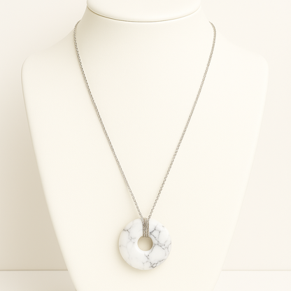 Collier Donuts Howlite
