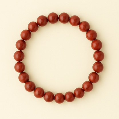 Bracelet Jaspe rouge "Collection Essentielle"