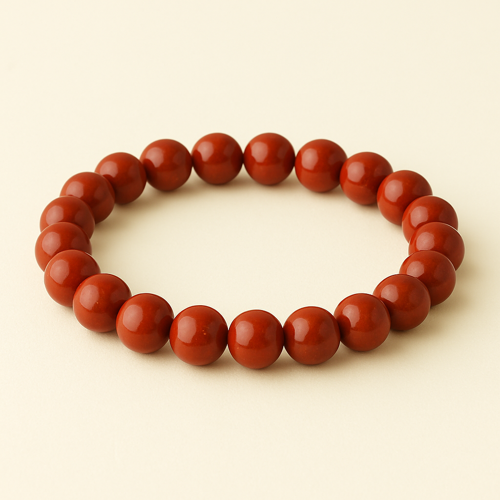 Bracelet Jaspe rouge "Collection Essentielle"