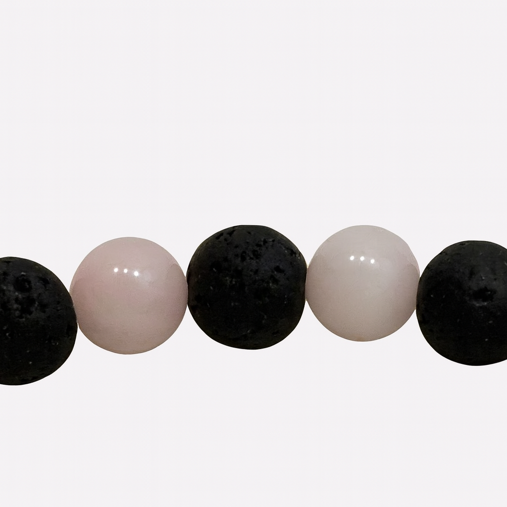 Bracelet Quartz Rose "Collection Volcanique"