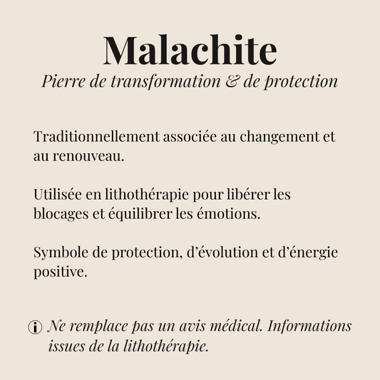 Bague Orion « Collection Constellation » (Malachite, Congo AA)
