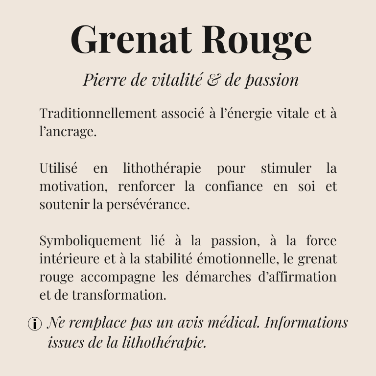 Bracelet Grenat Rouge "Collection Fusion" (Pakistan A)