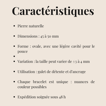Galet Anti-Stress en Howlite