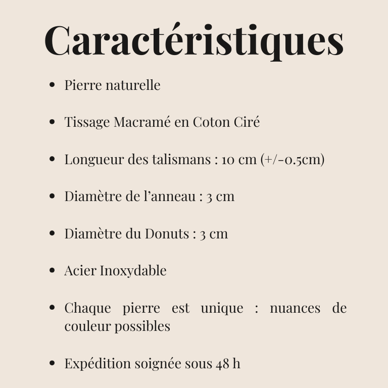 Talisman Sodalite "Collection Heka" (Brésil A)