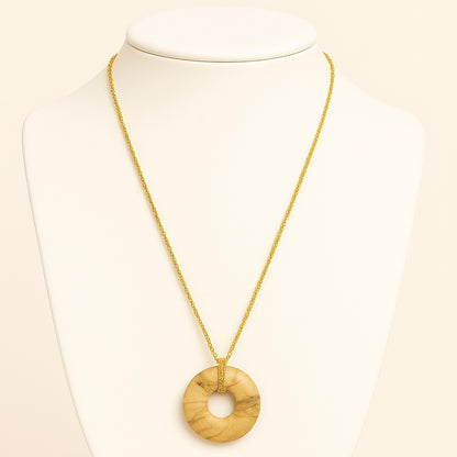 Collier Donuts Jaspe paysage