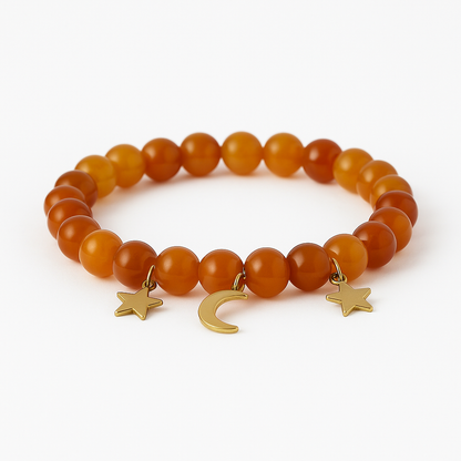 Bracelet Cornaline "Collection Halloween"