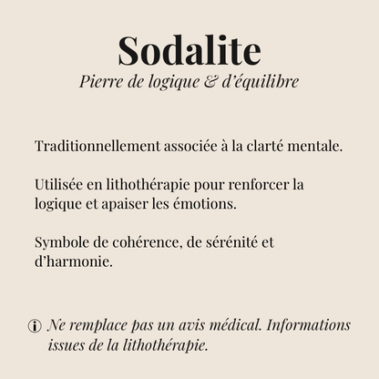 Bracelet Sodalite « Collection essentielle »