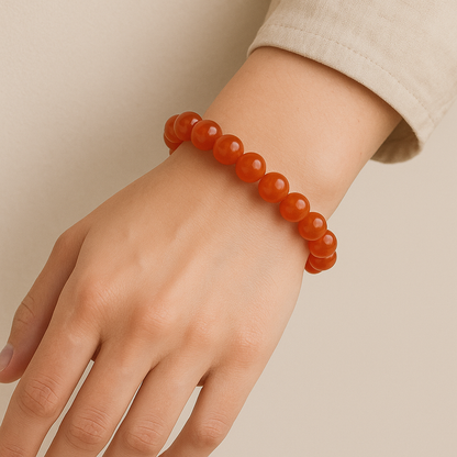 Bracelet Cornaline « Collection Essentielle » (Brésil A)