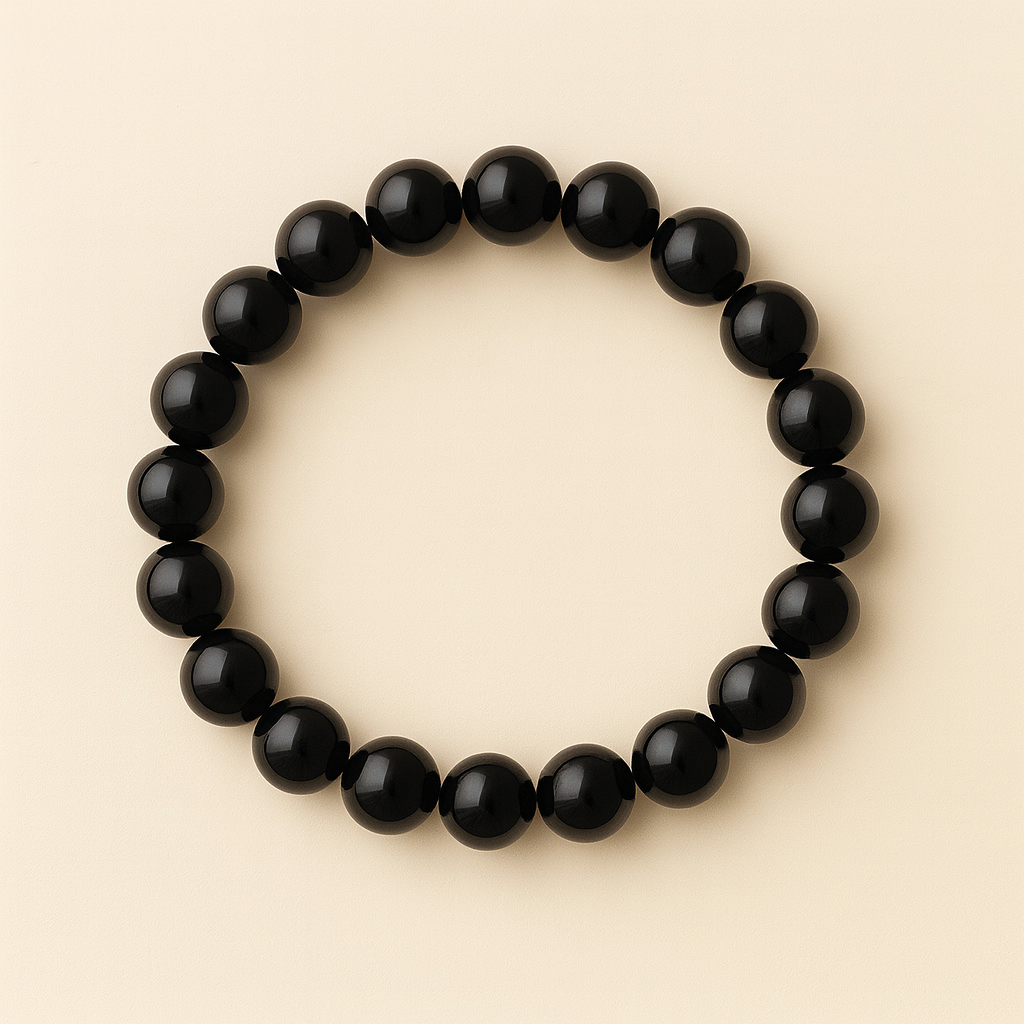 Bracelet Obsidienne noire « Collection Essentielle » (Mexique A)